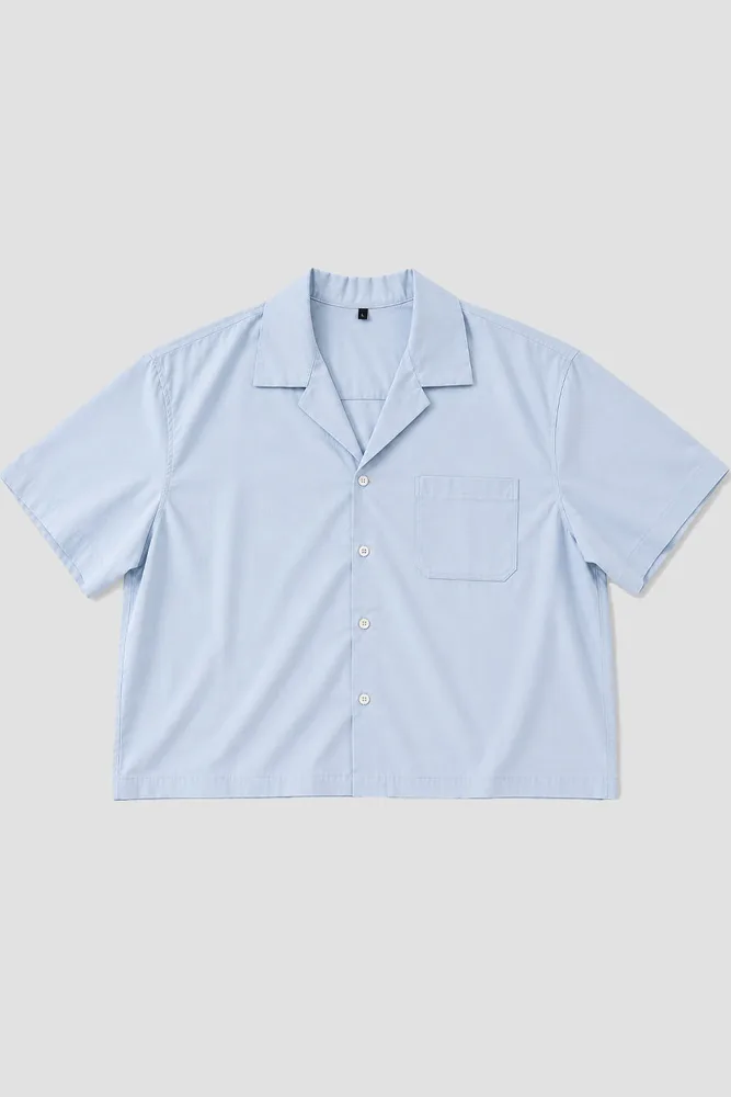 Shirt Boxy fit Sky
