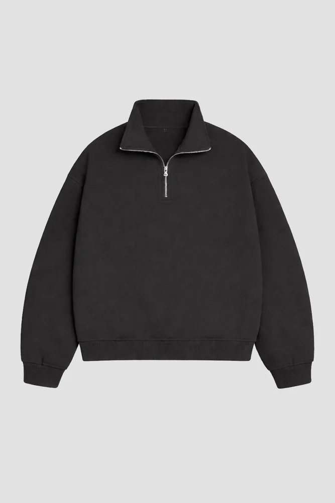 Sweatshirt Half Zip 330 g/m²
