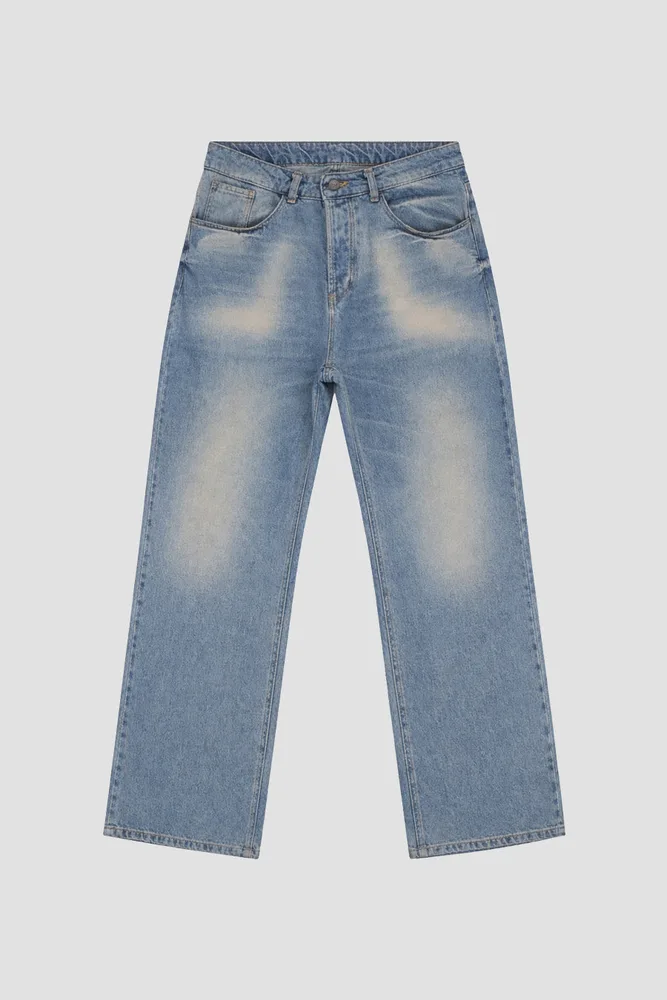 Flared Denim Pants