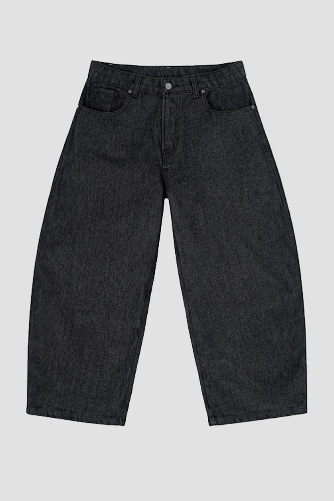 Balloon Pants Raw Denim