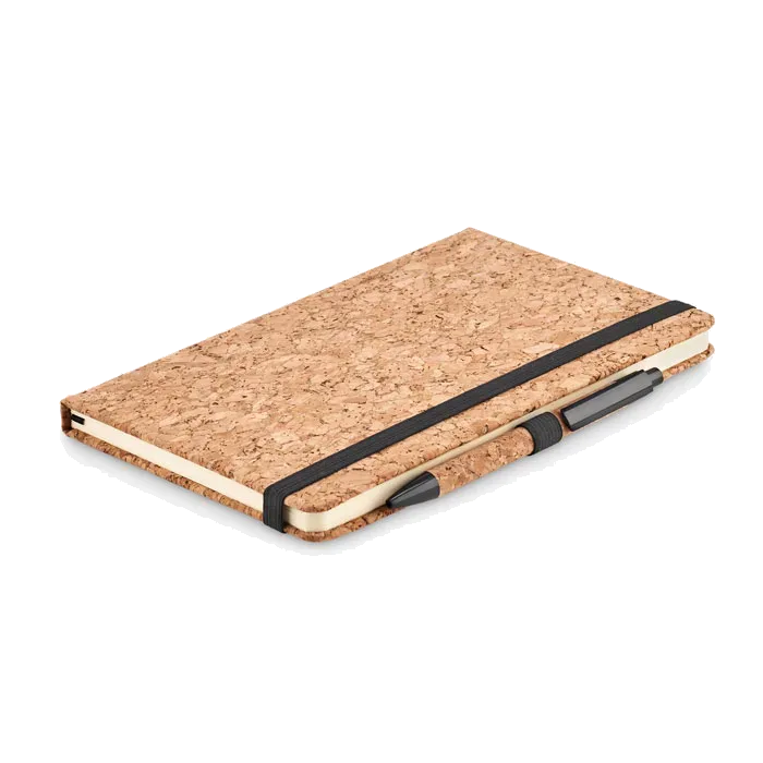 GiftRetail MO6202 Quaderno A5 e penna in sughero di SUBER SET Suber Set