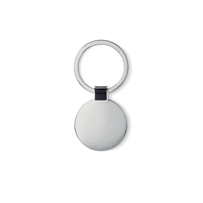GiftRetail MO8462 Portachiavi circolare in metal Roundy