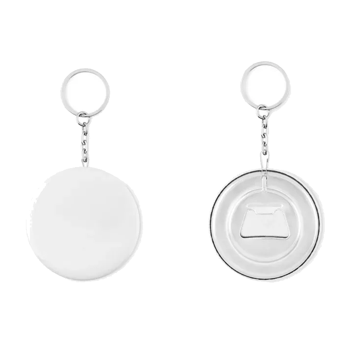 GiftRetail MO9334 Portachiavi con apribottiglie Pin Flask